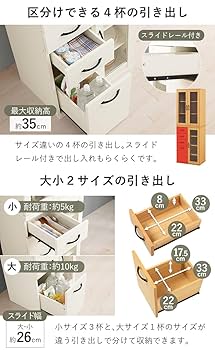 Amazon｜Tarte(タルト) ツートン キッチンボード 食器棚 幅60 高